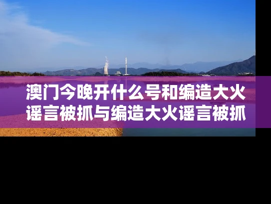 澳门今晚开什么号和编造大火谣言被抓与编造大火谣言被抓怎么处理