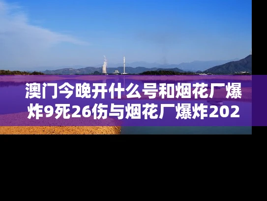 澳门今晚开什么号和烟花厂爆炸9死26伤与烟花厂爆炸2020